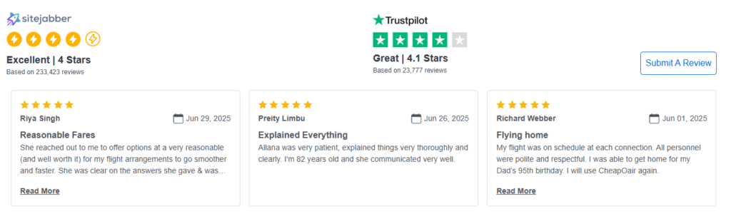 cheapoair review