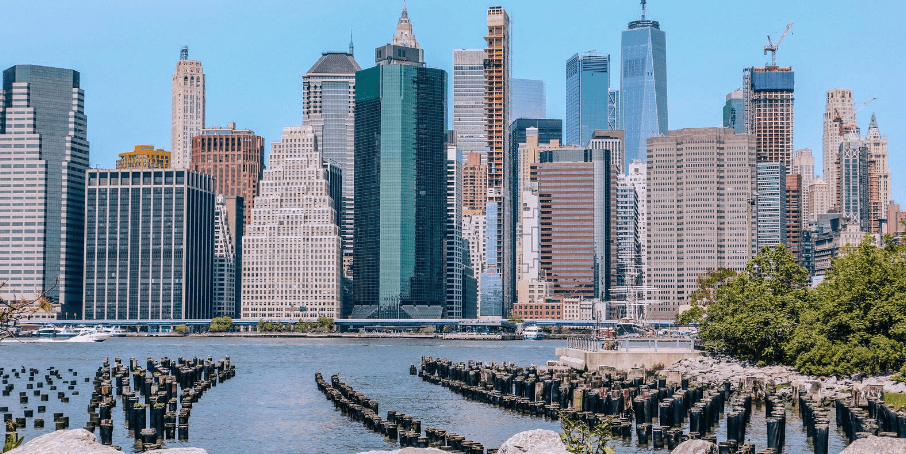 Skyline from Brooklyn Bridge Park
