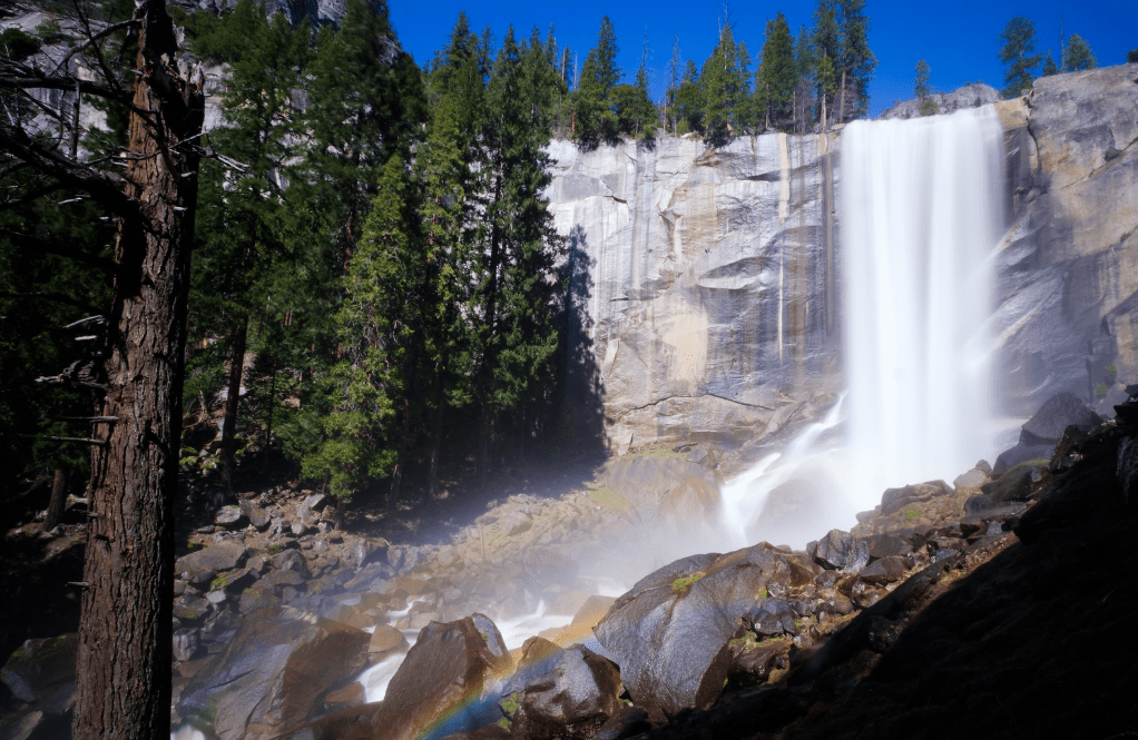 Yosemite Vernal Falls and Mist Trail
